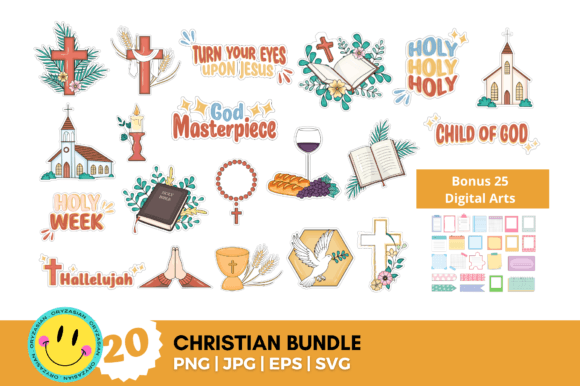 Christian Bundles for Graphics & Crafts