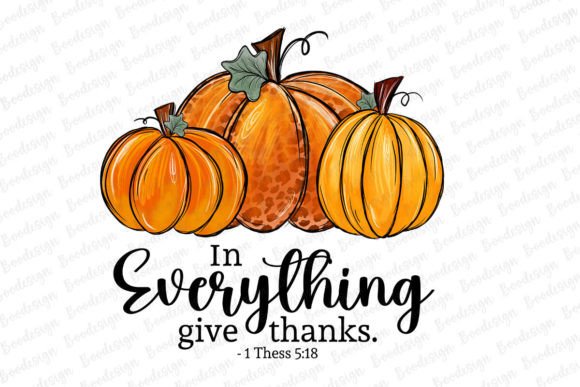 Christian Fall in Everyting Give Thank: Graphics & Crafts