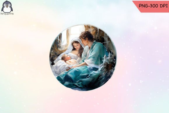 Christmas Ball with Baby Jesus: Graphics & Crafts Review
