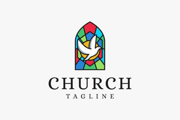 Church Dove Christian Logo for Logos and Graphics