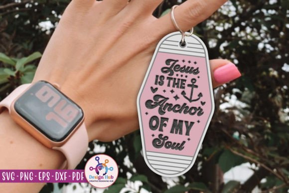 Jesus is the Anchor of My Soul Keychain
